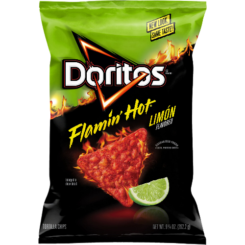 Flamin' Hot Limon Corn Tortilla Chips by Doritos