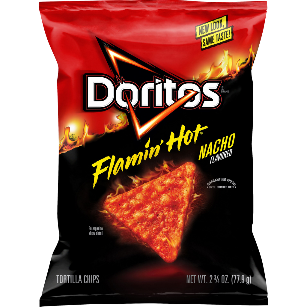 Flamin' Hot Nacho Corn Tortilla Chips by Doritos