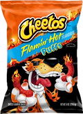 Flamin' Hot Cheetos Puffs, Light and Spicy Corn Bites