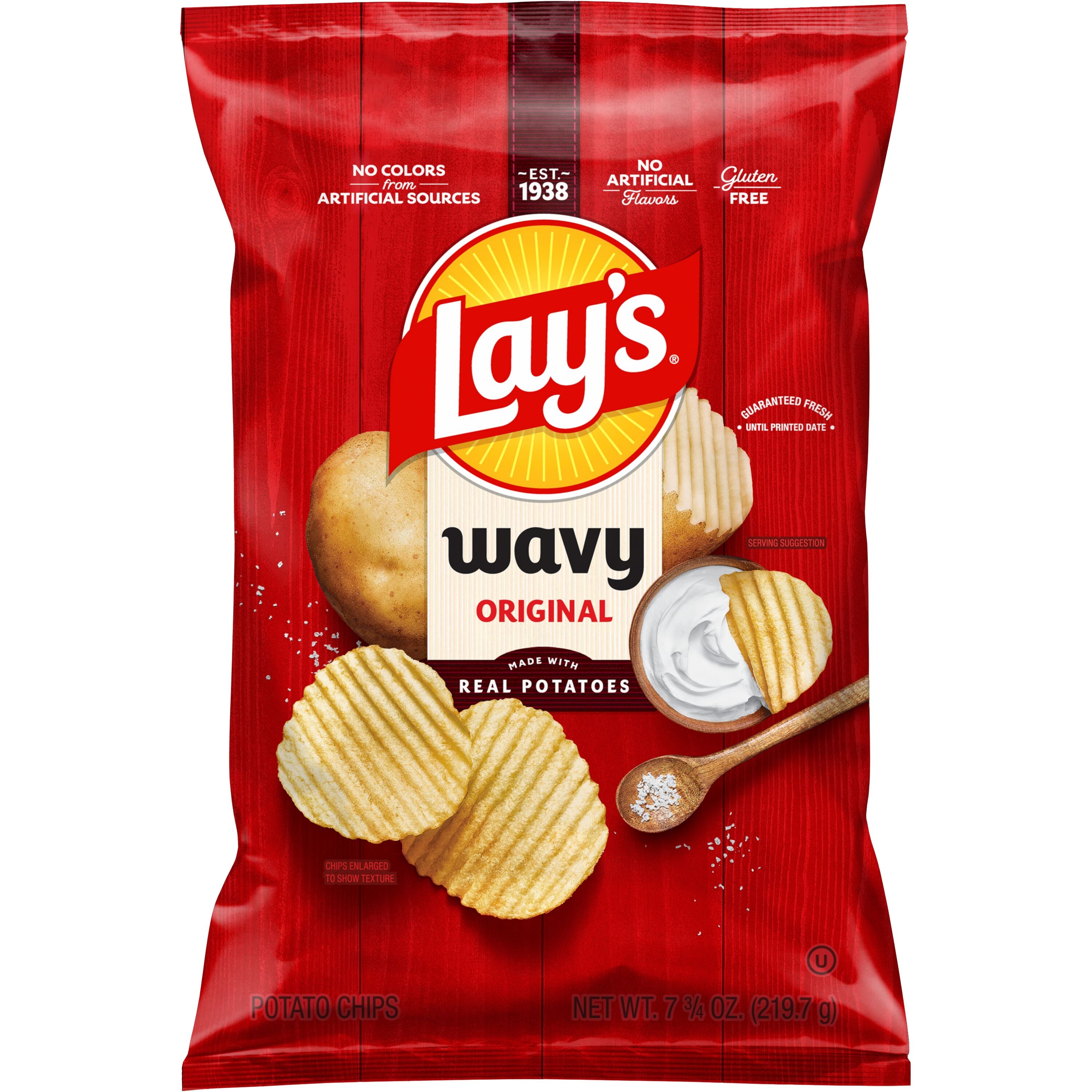 Wavy Cut Original Potato Crisps by Lay's