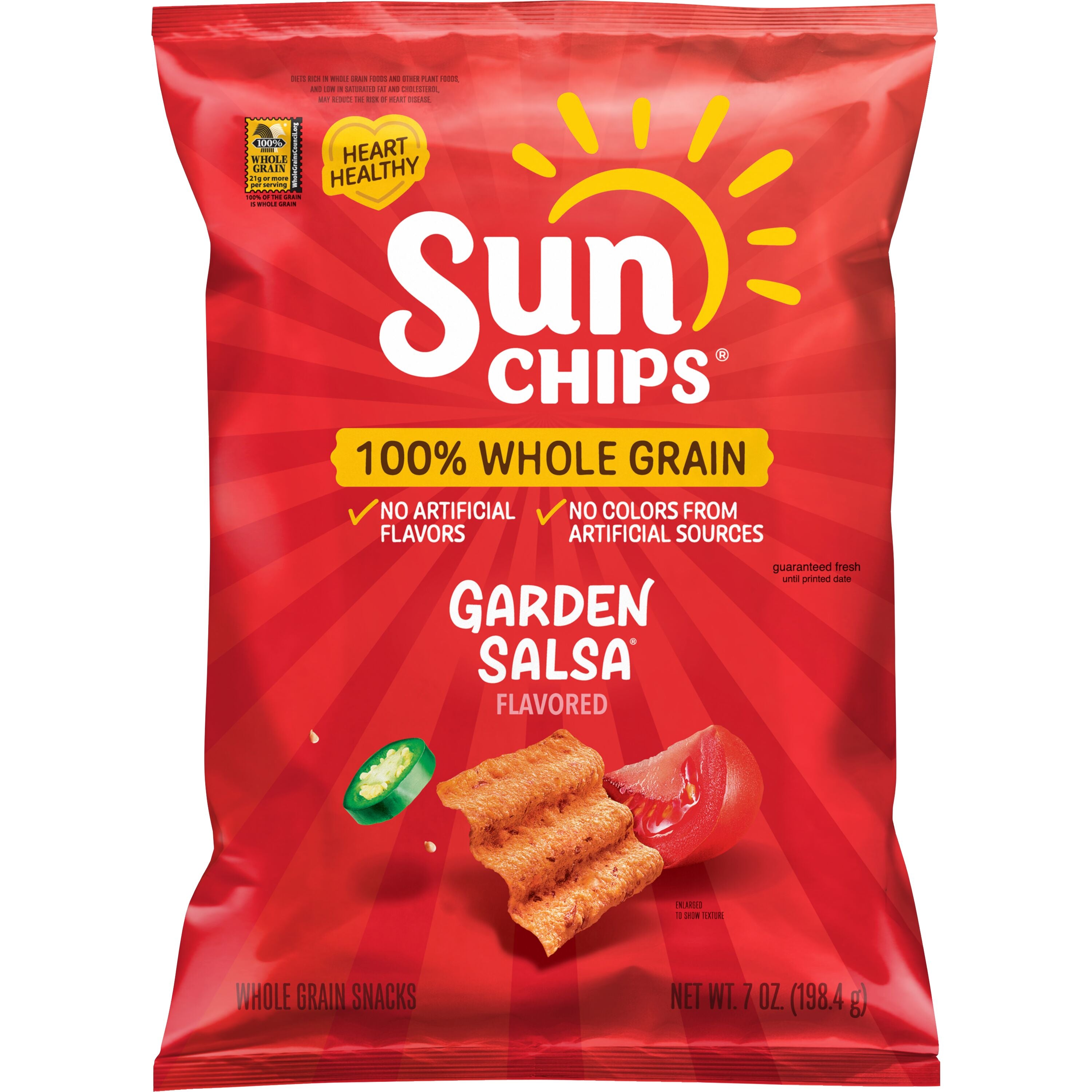 Garden Salsa Whole Grain Wavy Chips by SunChips