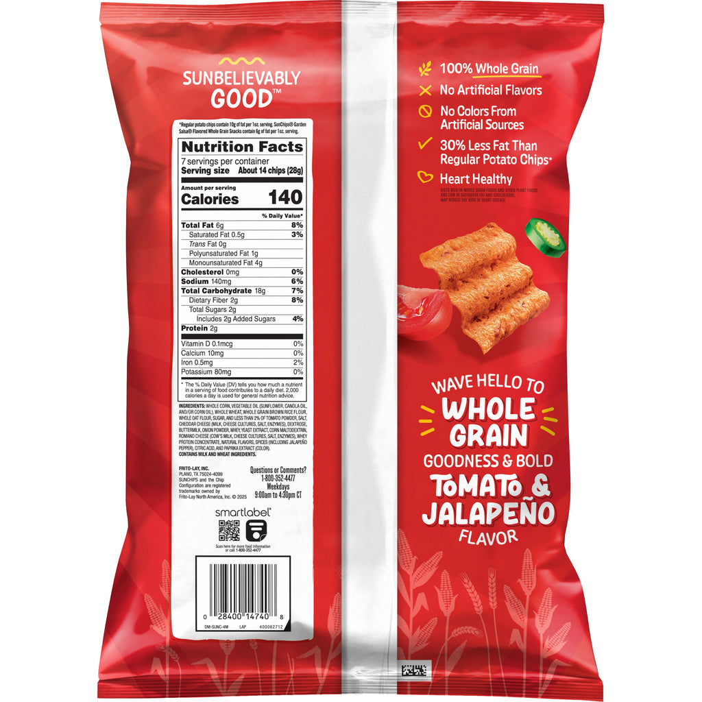 Garden Salsa Whole Grain Wavy Chips by SunChips