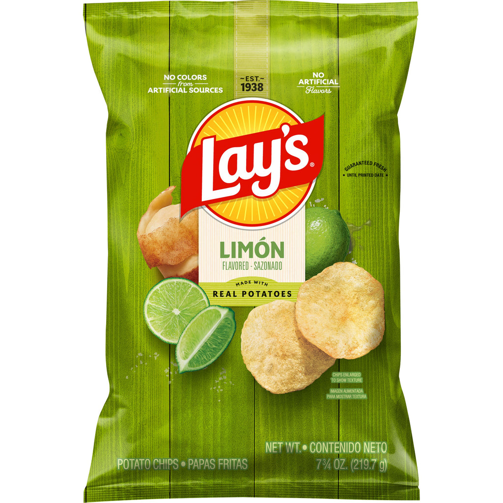 Limón Style Lay's Potato Crisps with Tangy Lime