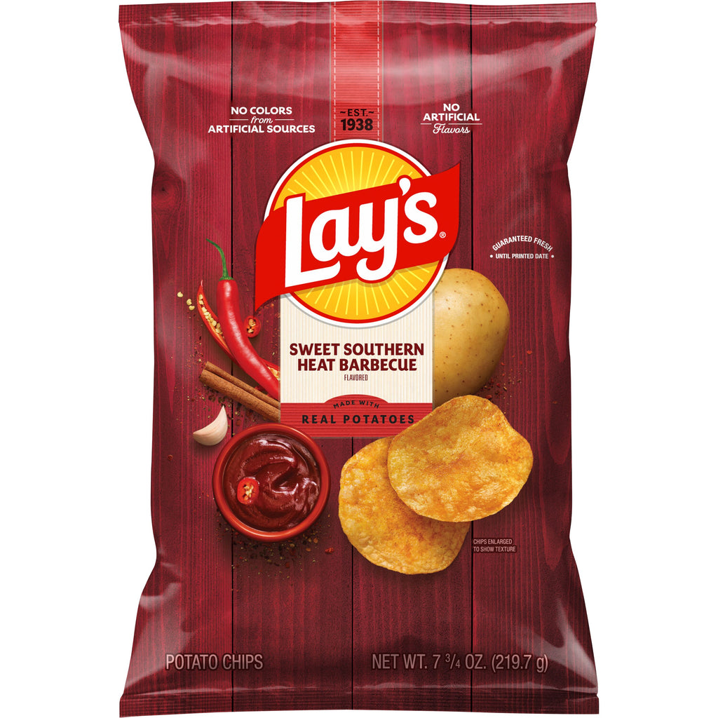 Sweet Southern Heat BBQ Crisps from Lay's