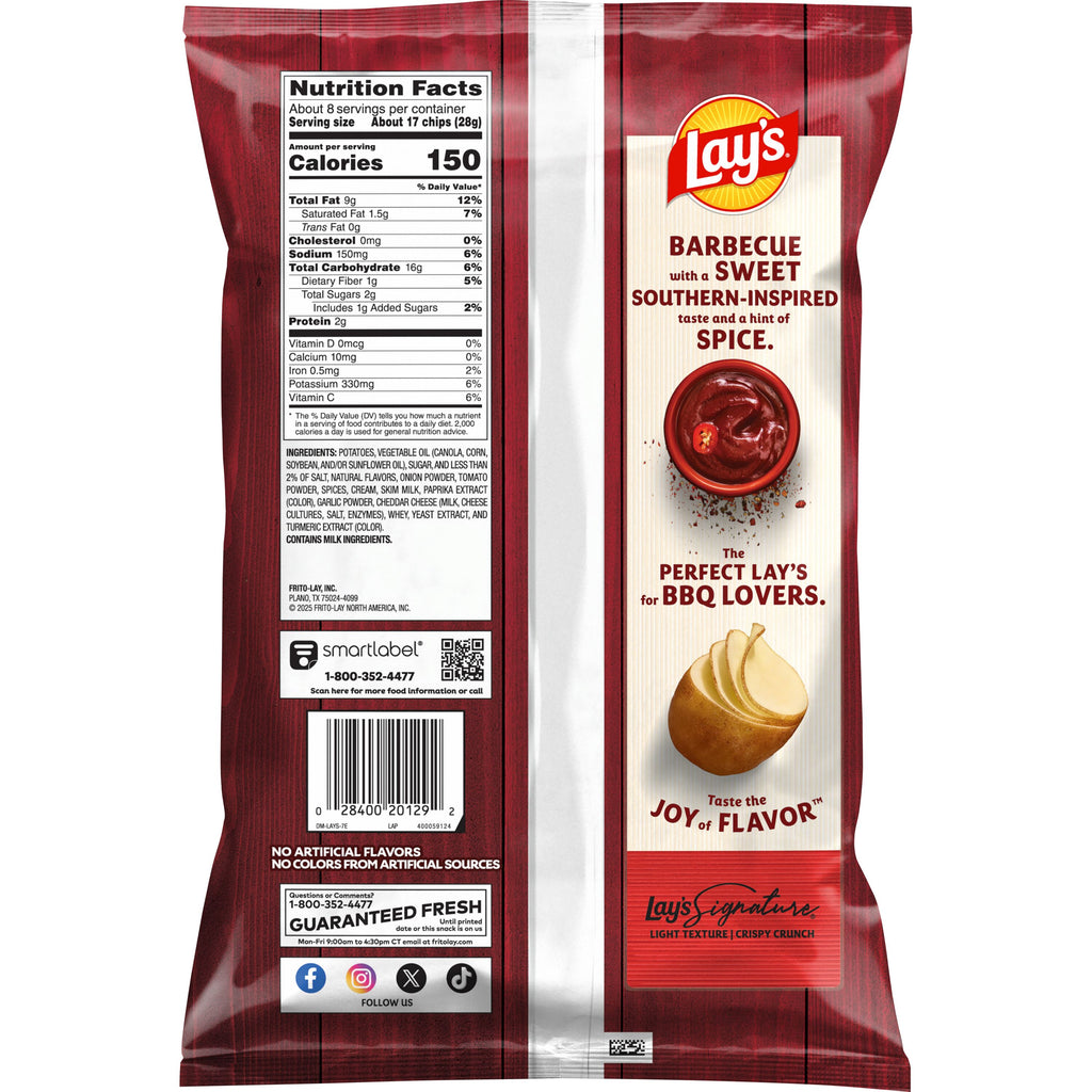 Sweet Southern Heat BBQ Crisps from Lay's