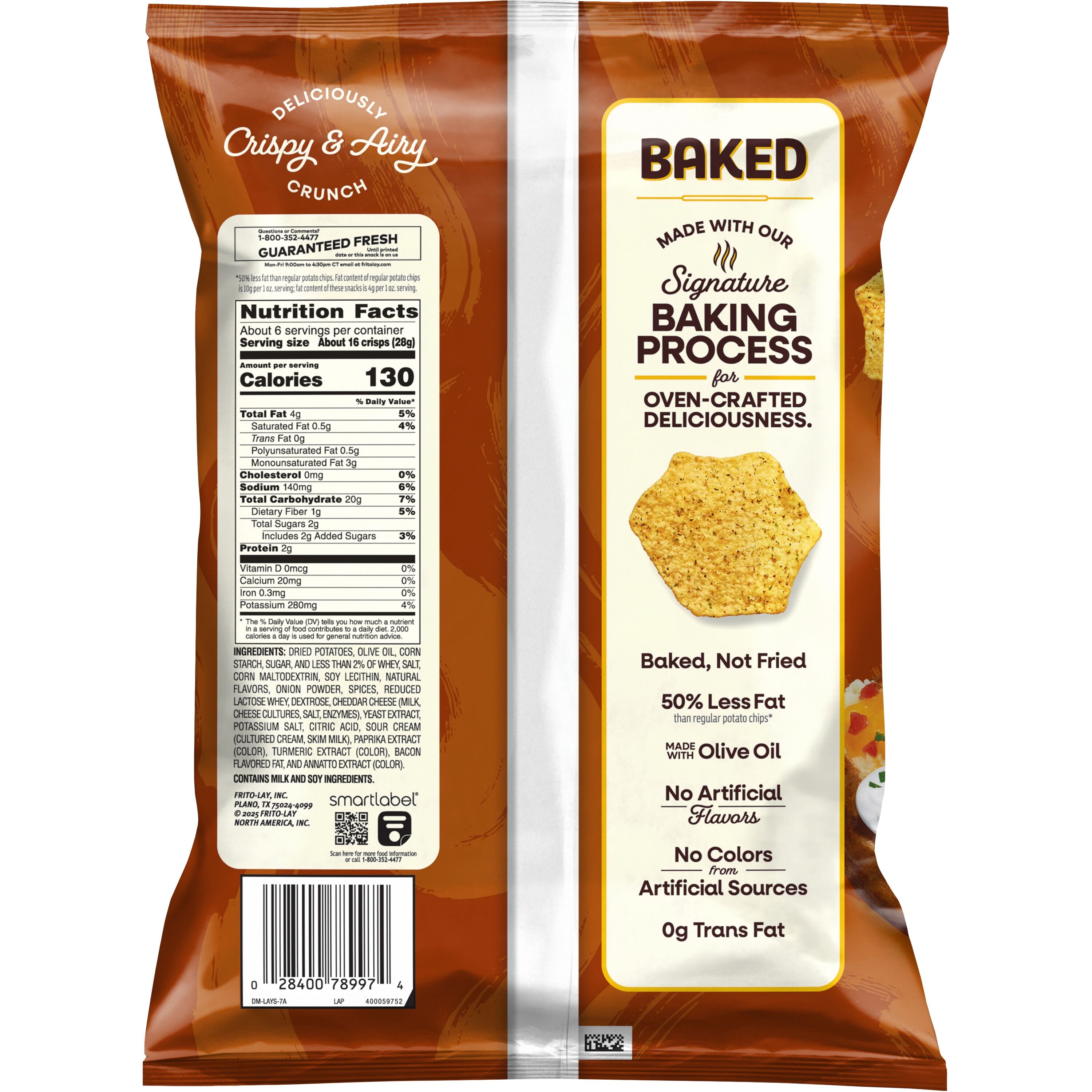 Lay's Oven-Baked Loaded-Potato Crisps