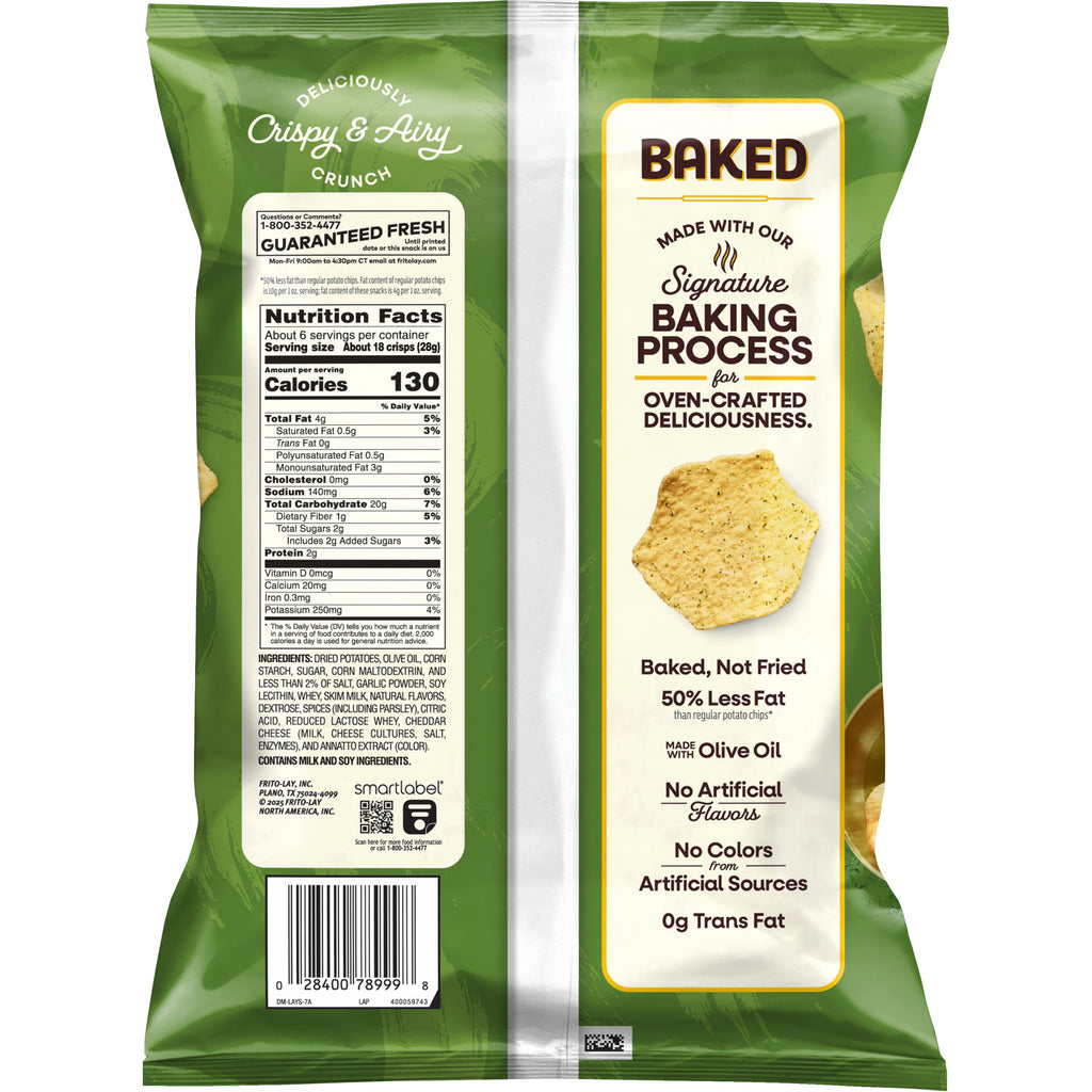 Lay's Roasted Garlic-and-Herb Oven-Baked Crisps