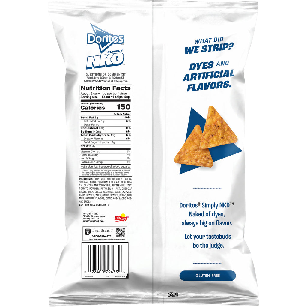 Simply Naked Cool Ranch Corn Tortilla Doritos