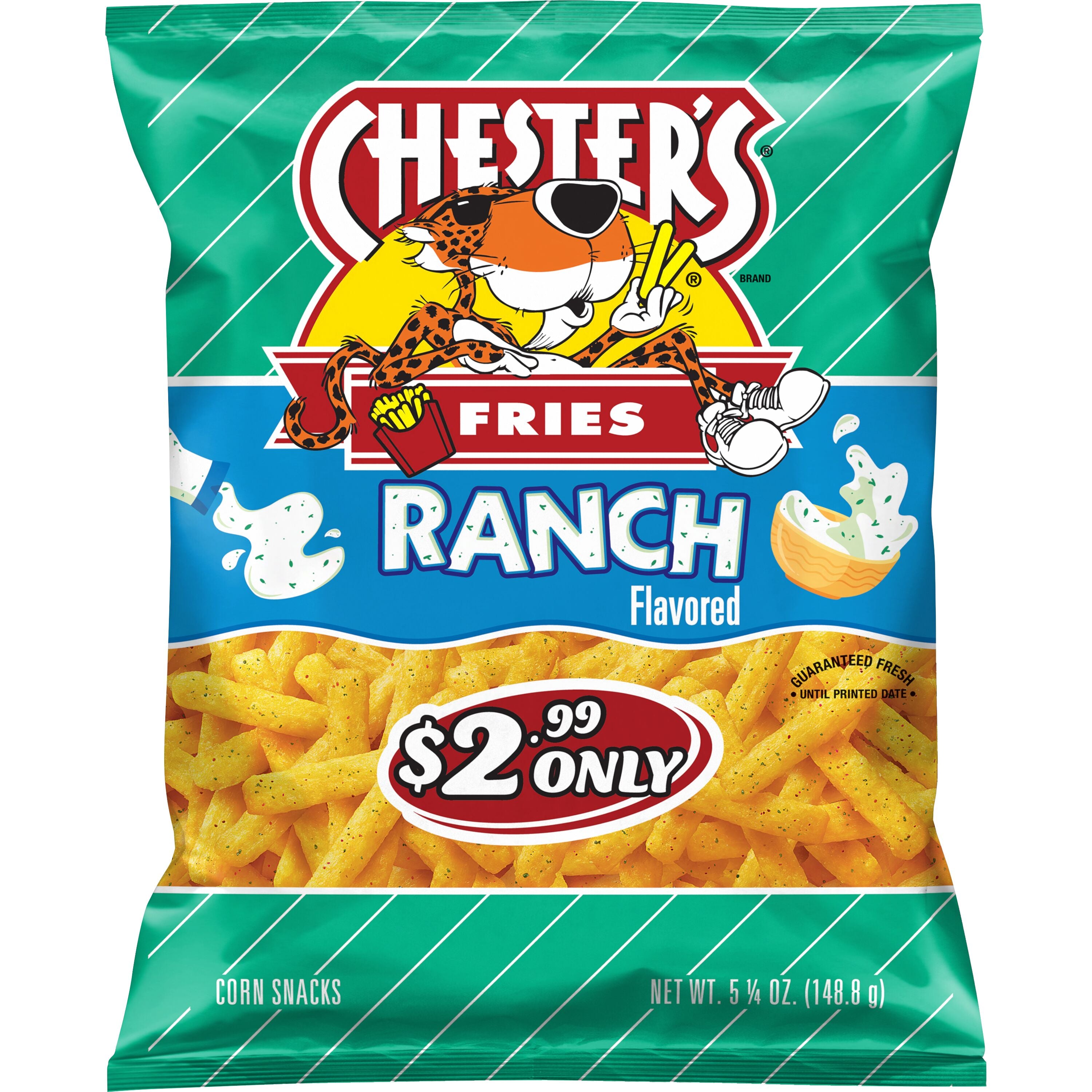 Ranch Crinkle Fries Corn & Potato Puffs by Chester's