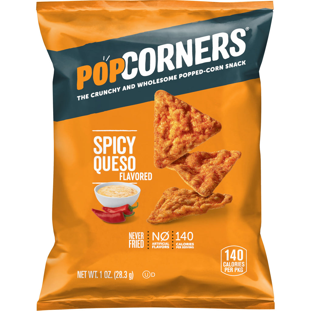 Spicy Queso Corn Crisps by PopCorners
