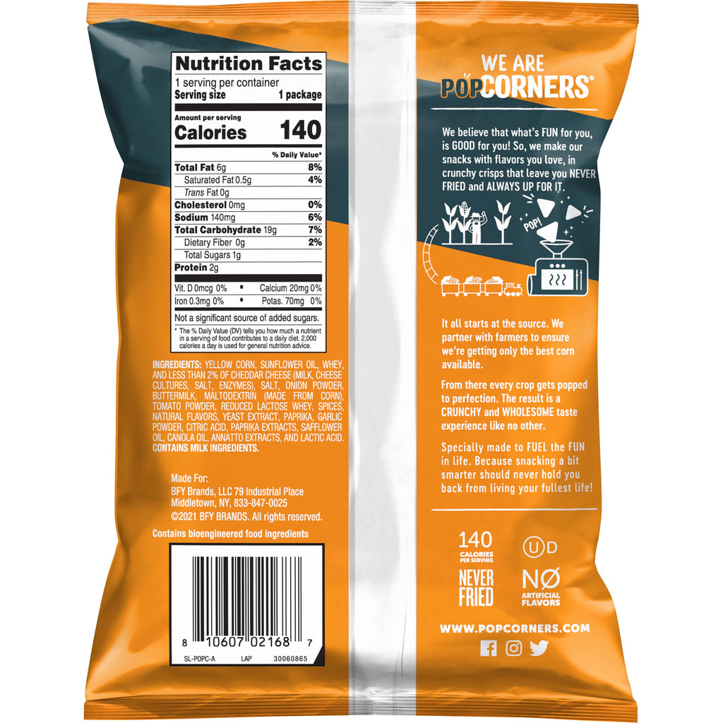 Spicy Queso Corn Crisps by PopCorners