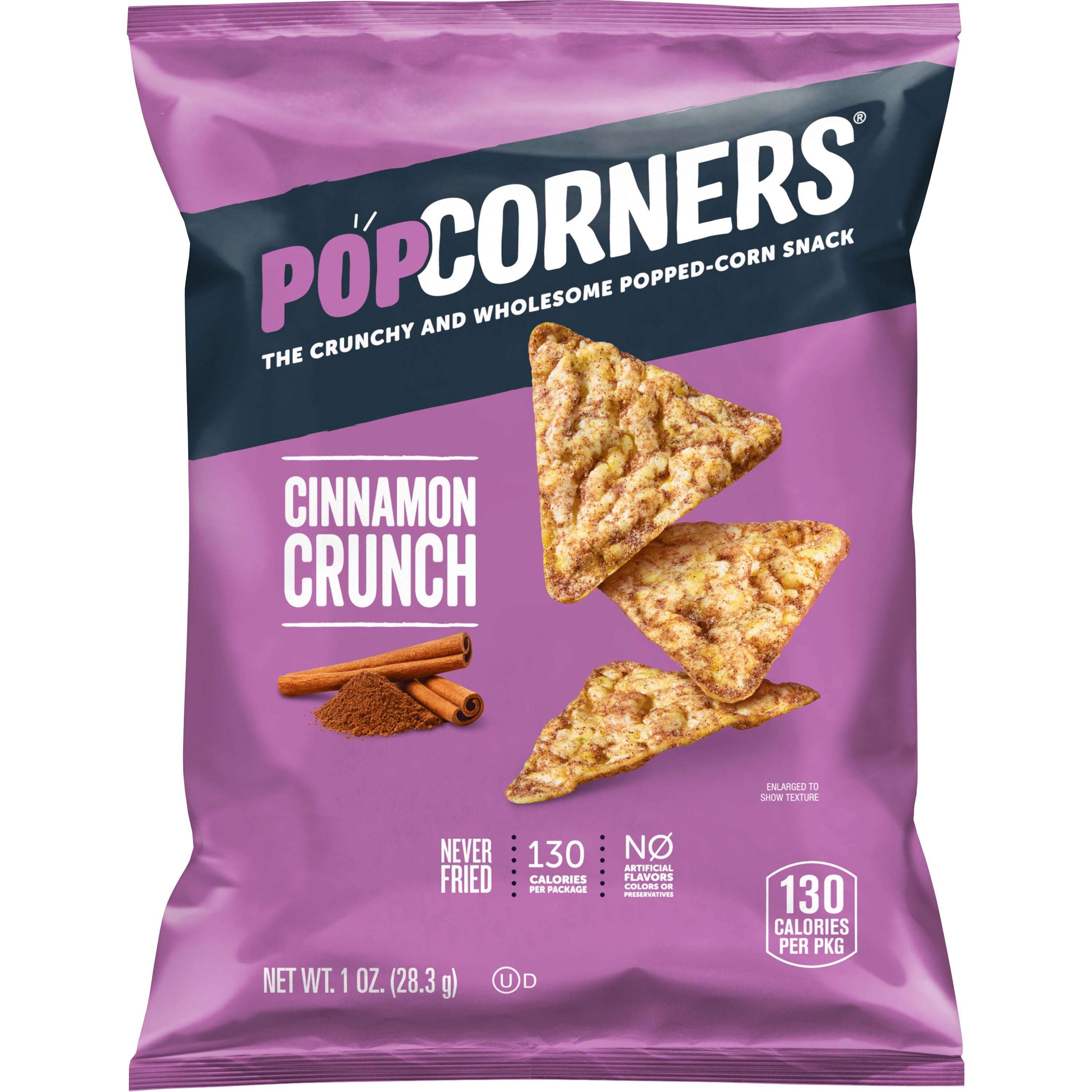 Cinnamon Crunch Popped Corn Triangles by PopCorners