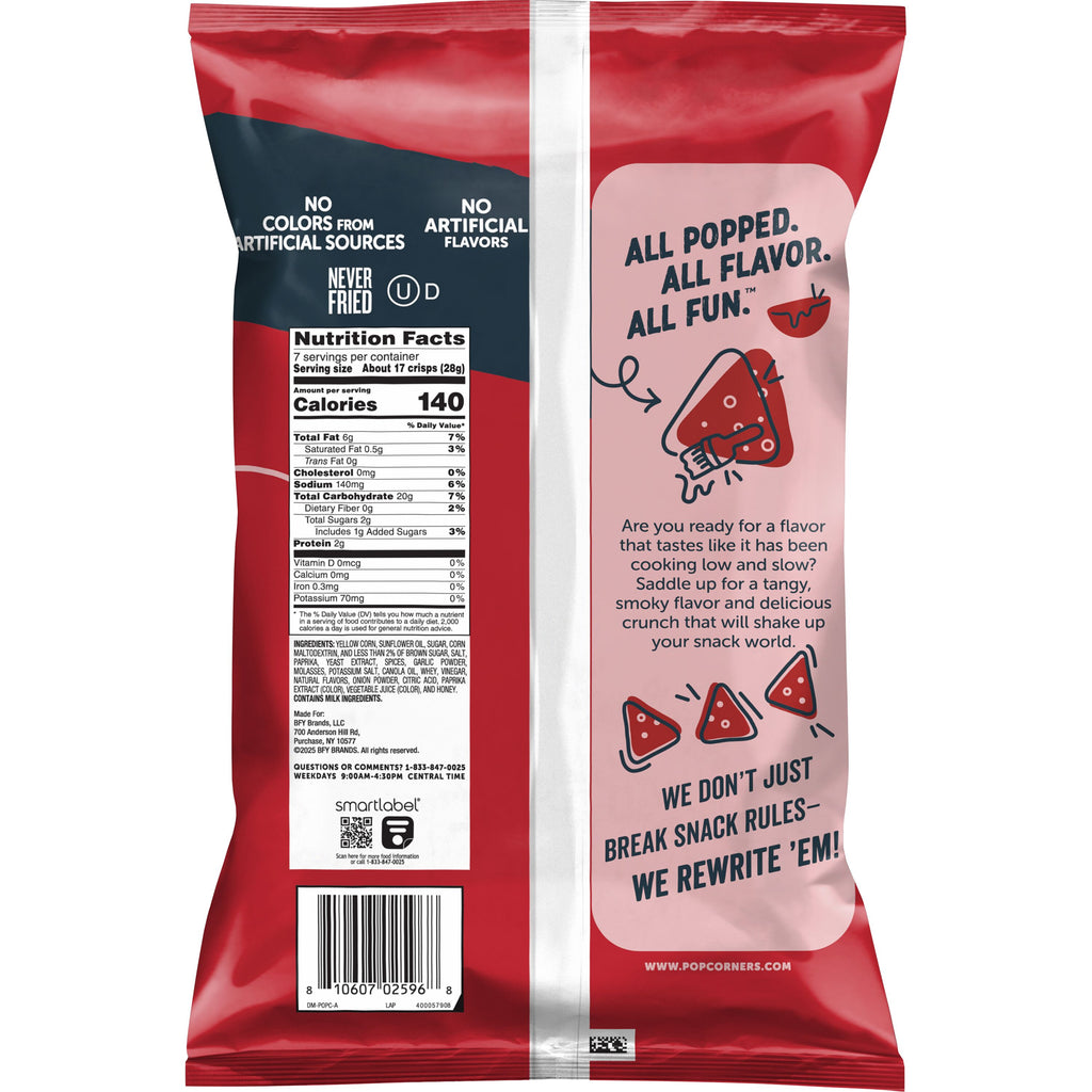 Smokehouse BBQ Corn Crisps by PopCorners