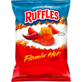 Flamin' Hot Ridged Crisps by Ruffles