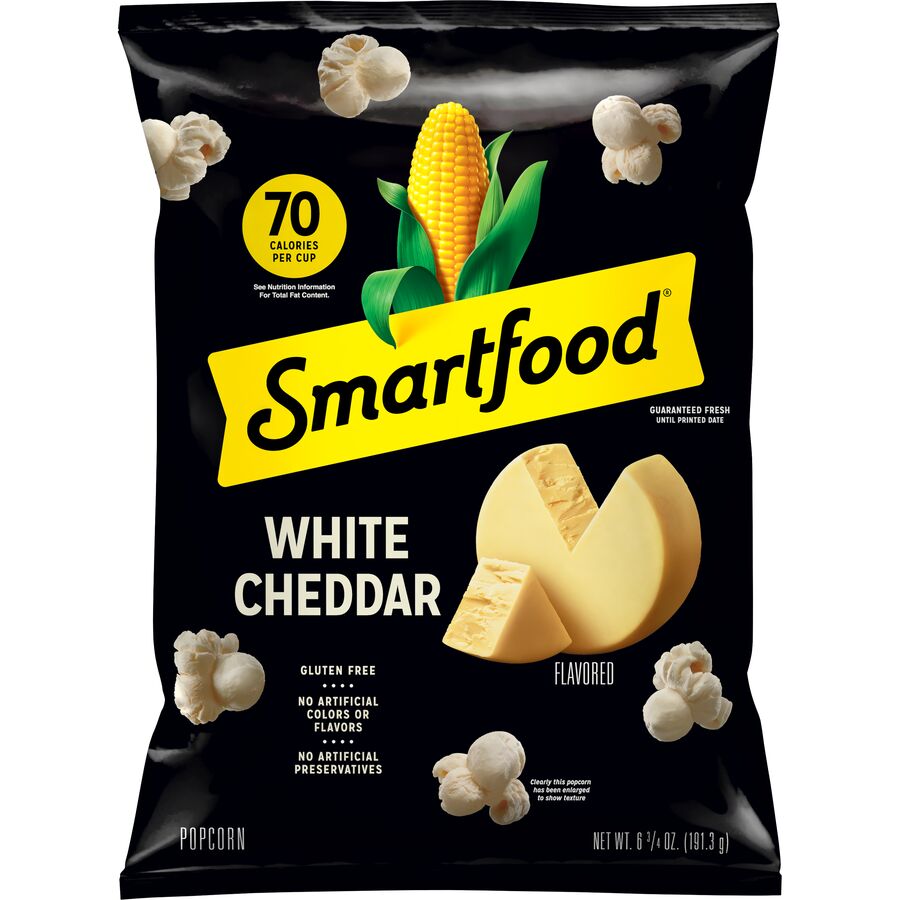 Savory Cheese-Coated Popcorn from Smartfood
