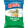Sour Cream & Onion Ridged Crisps by Ruffles
