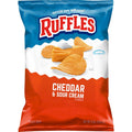 Cheddar & Sour Cream Ridged Crisps by Ruffles