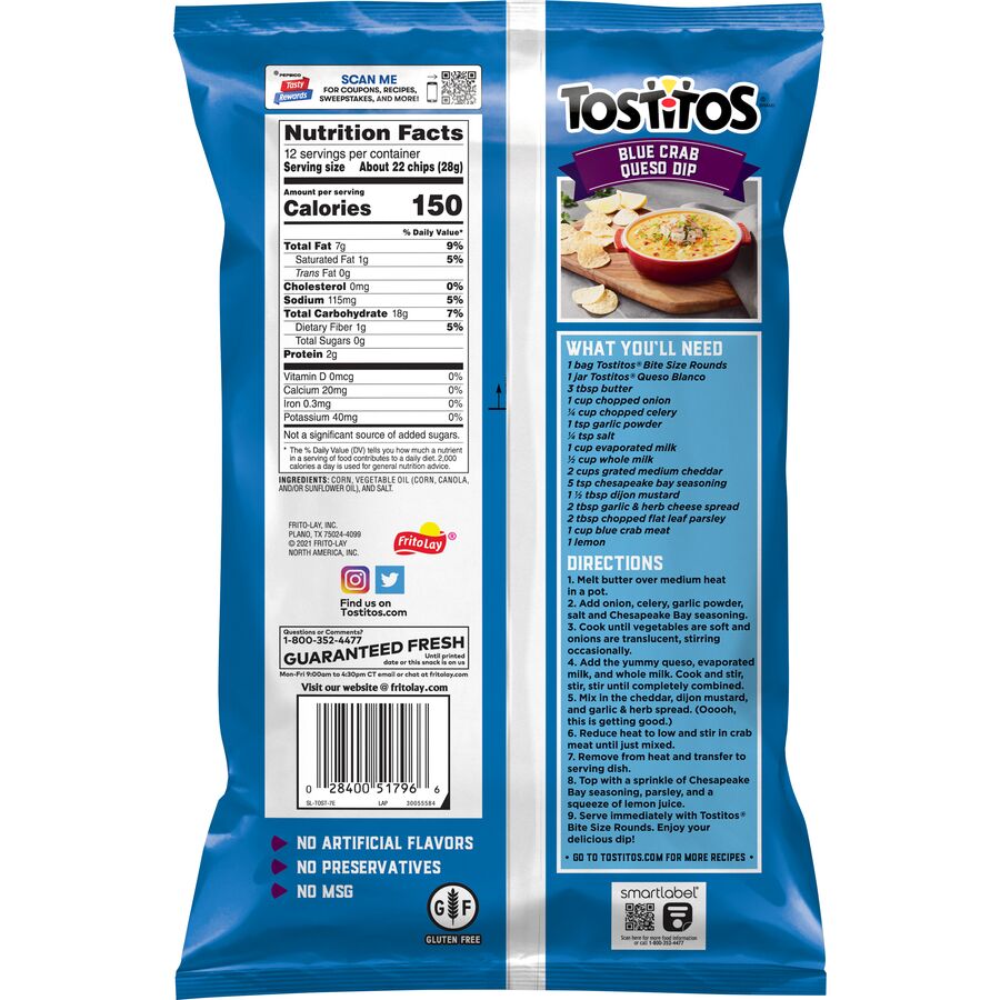 Bite Size Round Tortilla Chips by Tostitos