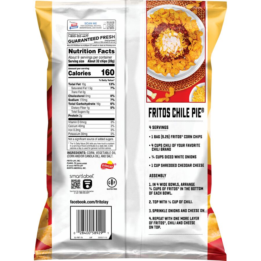 Original Fritos Salted Corn Chips