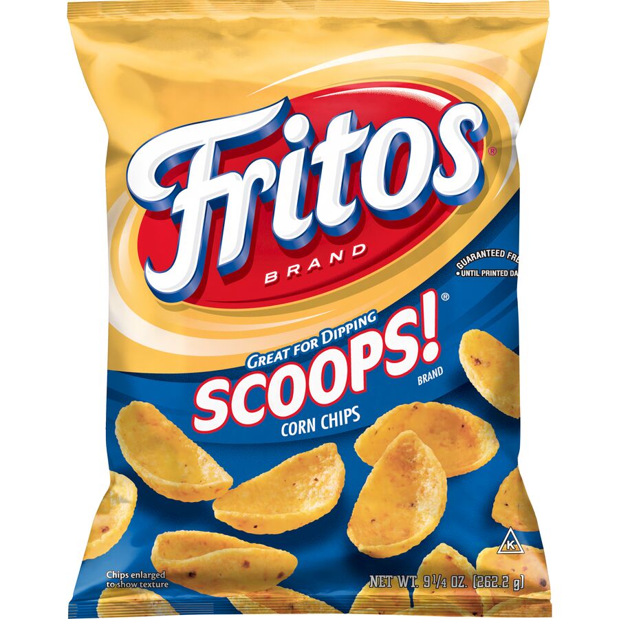 Fritos Scoops! Cup-Shaped Corn Dipping Chips