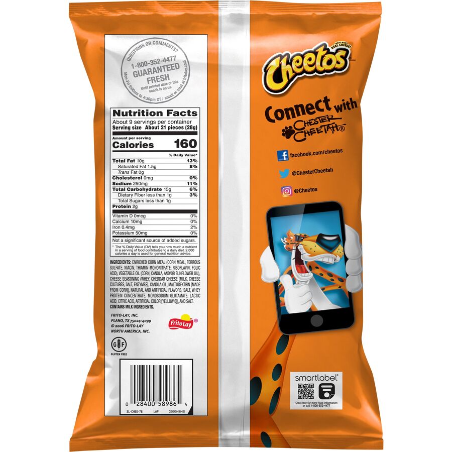 Classic Cheese Cheetos, Crispy Corn Puffs