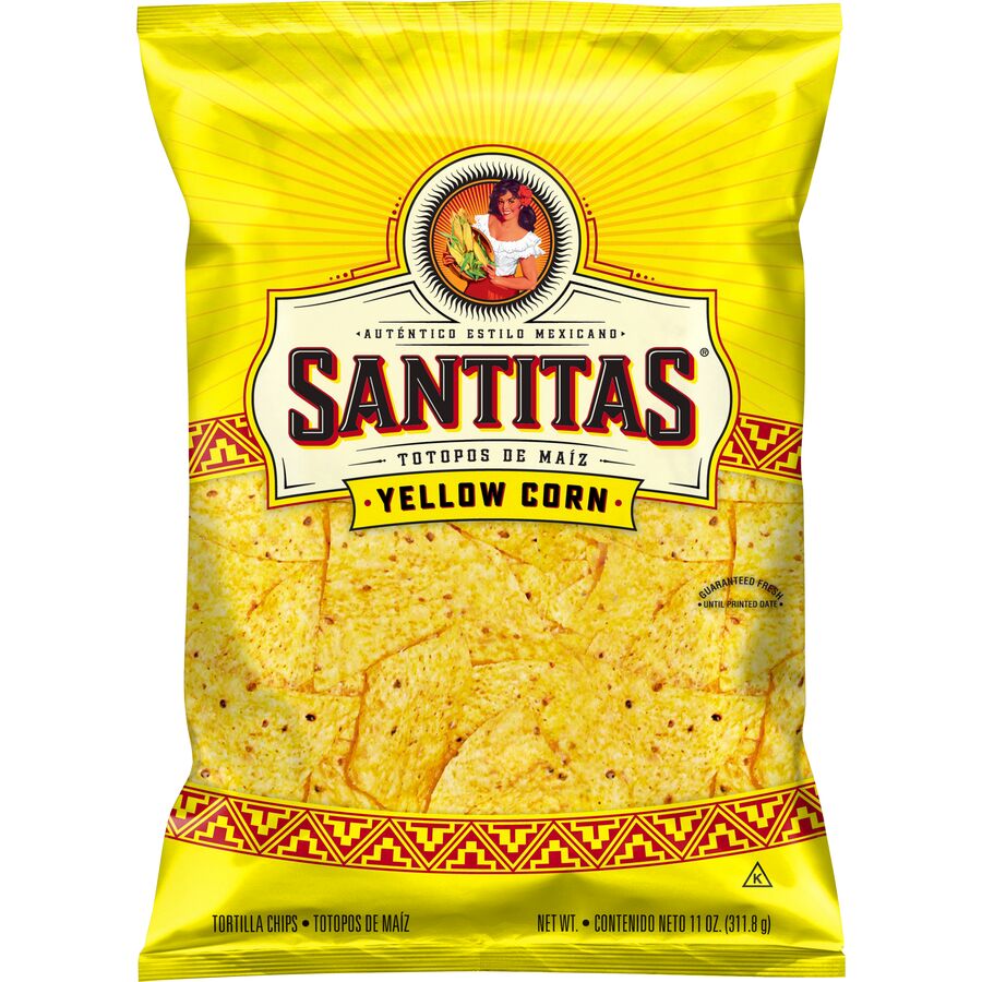 Mixed Triangle Tortilla Crisps by Santitas