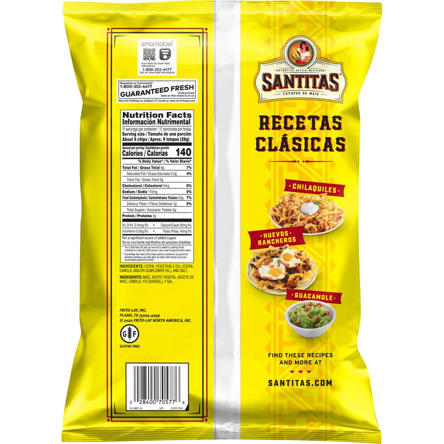 Mixed Triangle Tortilla Crisps by Santitas