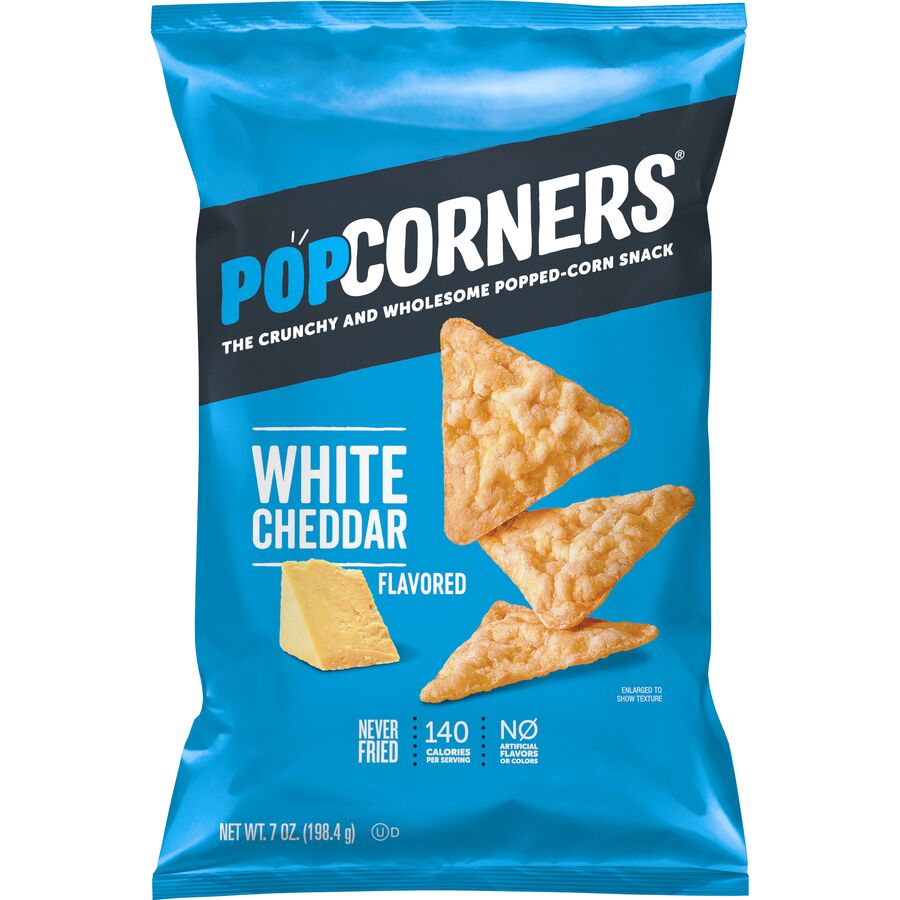 White Cheddar Corn Crisps by PopCorners