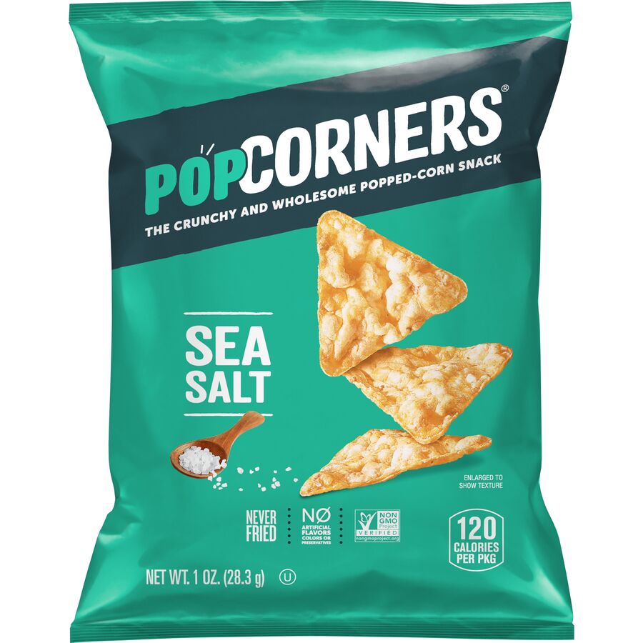 Sea Salt Popped Corn Triangles by PopCorners