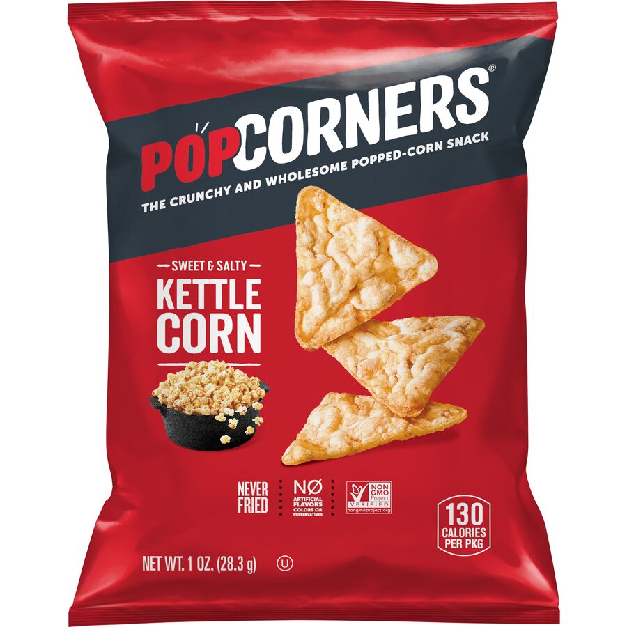 Kettle Corn Style Popped Triangles from PopCorners
