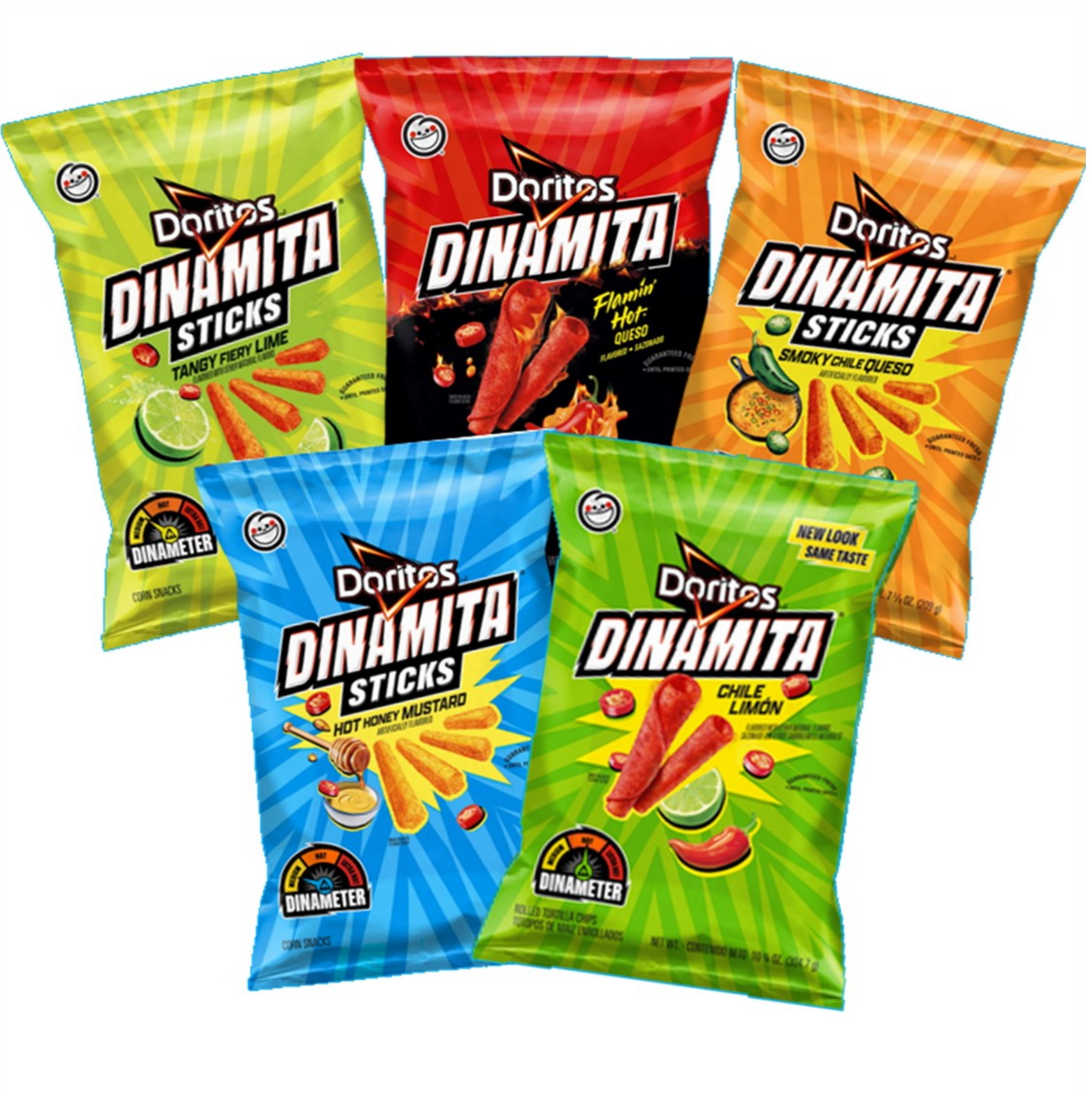 Doritos Dinamitas Rolled Chips Flavor Collection
